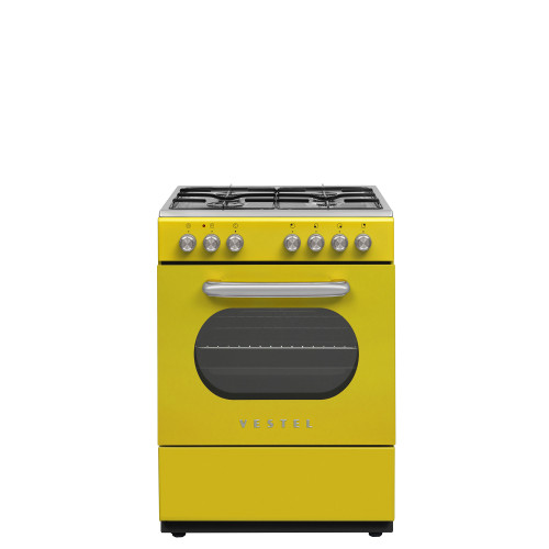 Vestel Retro SF 84011 DG Sarı 4 Gözü Gazlı A Enerji Sınıfı Solo Fırın Vestel Retro SF 84011 DG Sarı 4 Gözü Gazlı A Enerji Sınıfı Solo Fırın