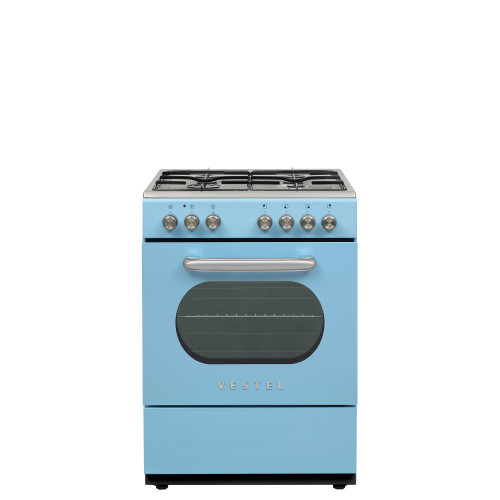 Vestel Retro SF 84011 DG Düş Mavisi 4 Gözü Gazlı A Enerji Sınıfı Solo Fırın Vestel Retro SF 84011 DG Düş Mavisi 4 Gözü Gazlı A Enerji Sınıfı Solo Fırın