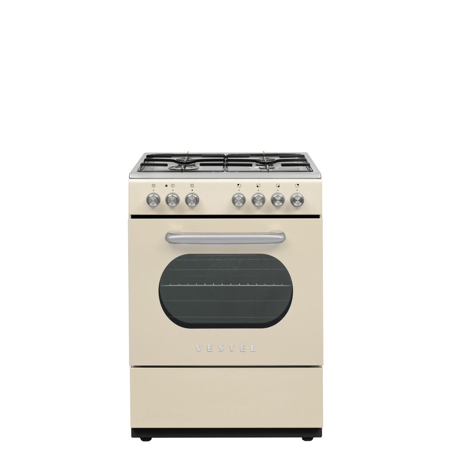 Vestel Retro SF 84011 DG Bej 4 Gözü Gazlı A Enerji Sınıfı Solo Fırın Vestel Retro SF 84011 DG Bej 4 Gözü Gazlı A Enerji Sınıfı Solo Fırın