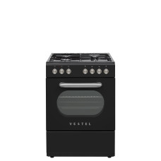 Vestel Retro SF 84011 DG Siyah 4 Gözü Gazlı A Enerji Sınıfı Solo Fırın Vestel Retro SF 84011 DG Siyah 4 Gözü Gazlı A Enerji Sınıfı Solo Fırın