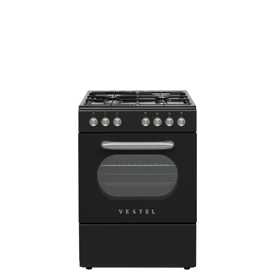 Vestel Retro SF 84011 DG Siyah 4 Gözü Gazlı A Enerji Sınıfı Solo Fırın Vestel Retro SF 84011 DG Siyah 4 Gözü Gazlı A Enerji Sınıfı Solo Fırın