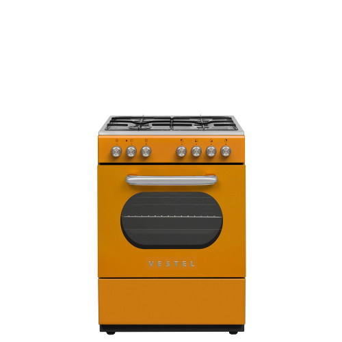 Vestel Retro SF 84011 DG Turuncu 4 Gözü Gazlı A Enerji Sınıfı Solo Fırın Vestel Retro SF 84011 DG Turuncu 4 Gözü Gazlı A Enerji Sınıfı Solo Fırın