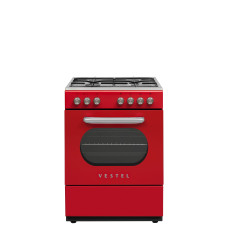 Vestel Retro SF 84011 DG Kırmızı 4 Gözü Gazlı A Enerji Sınıfı Solo Fırın Vestel Retro SF 84011 DG Kırmızı 4 Gözü Gazlı A Enerji Sınıfı Solo Fırın