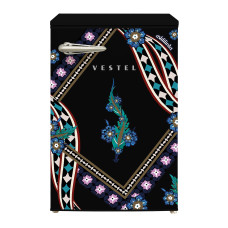 Vestel x Aslı Filinta Retro SB14311 Siyah Saz Buzdolabı Vestel x Aslı Filinta Retro SB14311 Siyah Saz Buzdolabı