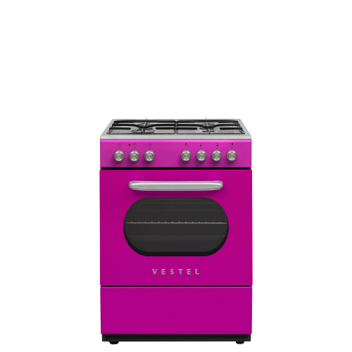 Vestel Retro SF 84011 DG Pembe 4 Gözü Gazlı A Enerji Sınıfı Solo Fırın Vestel Retro SF 84011 DG Pembe 4 Gözü Gazlı A Enerji Sınıfı Solo Fırın