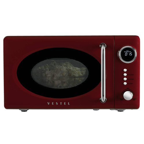 Vestel MD 20 YD Retro Bordo Mikrodalga Fırın Vestel MD 20 YD Retro Bordo Mikrodalga Fırın